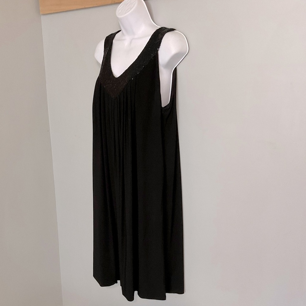 Dress barn sequined neckline tank dress. Size 14 - Picture 3 of 7